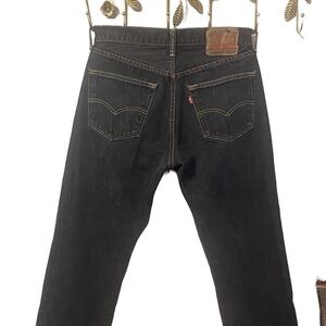 Levi's 501 jeans in size 32 with a 34-inch inseam button fly EUC